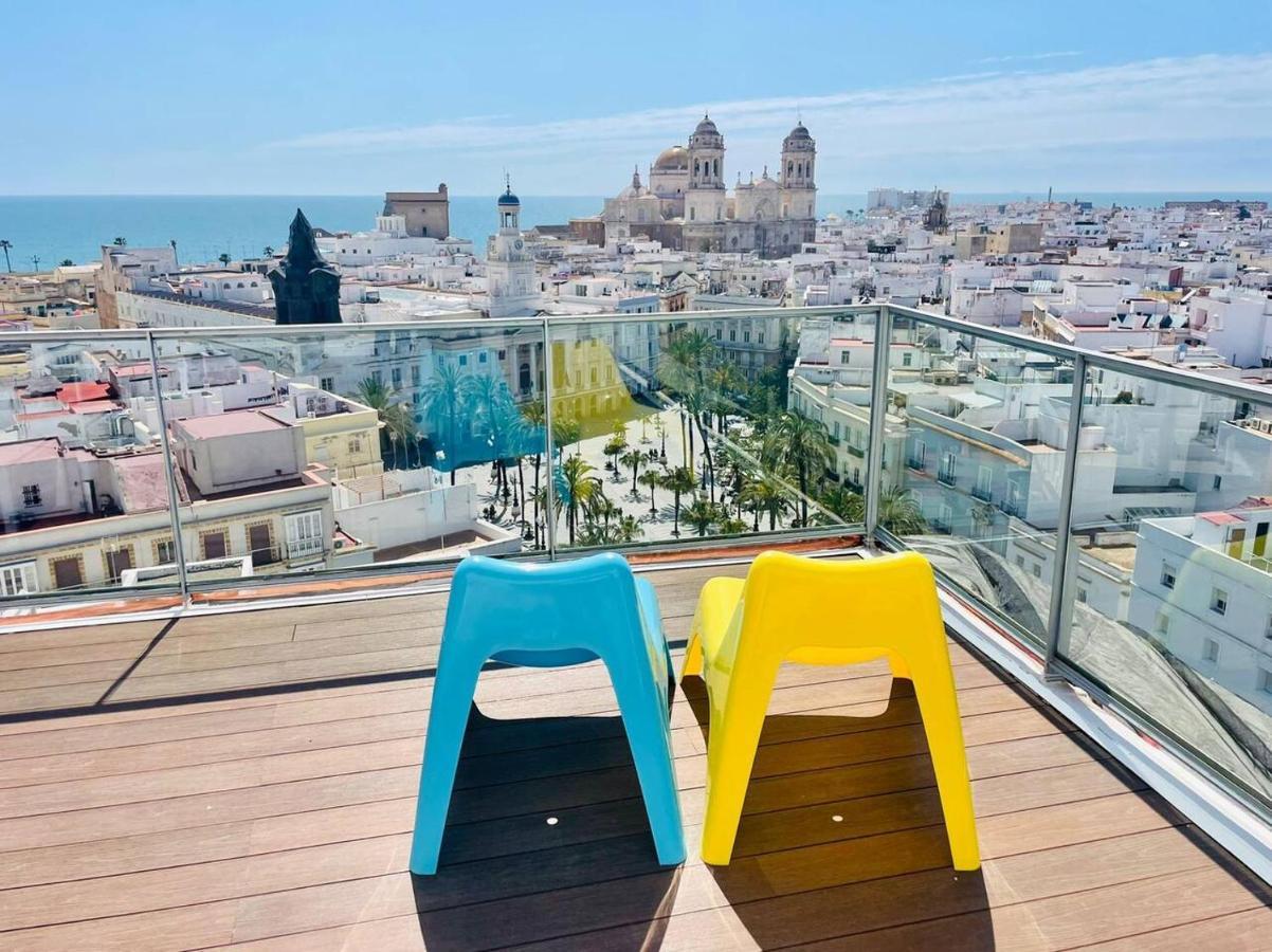 Skyline - Penthouse With 50M2 Private Terrace And Stunning Views Apartment Cádiz Exterior foto