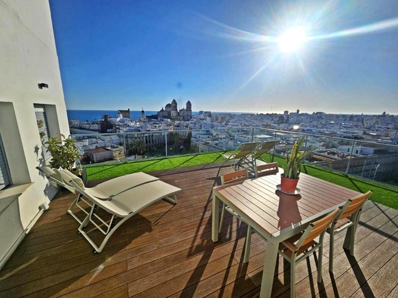 Skyline - Penthouse With 50M2 Private Terrace And Stunning Views Apartment Cádiz Exterior foto